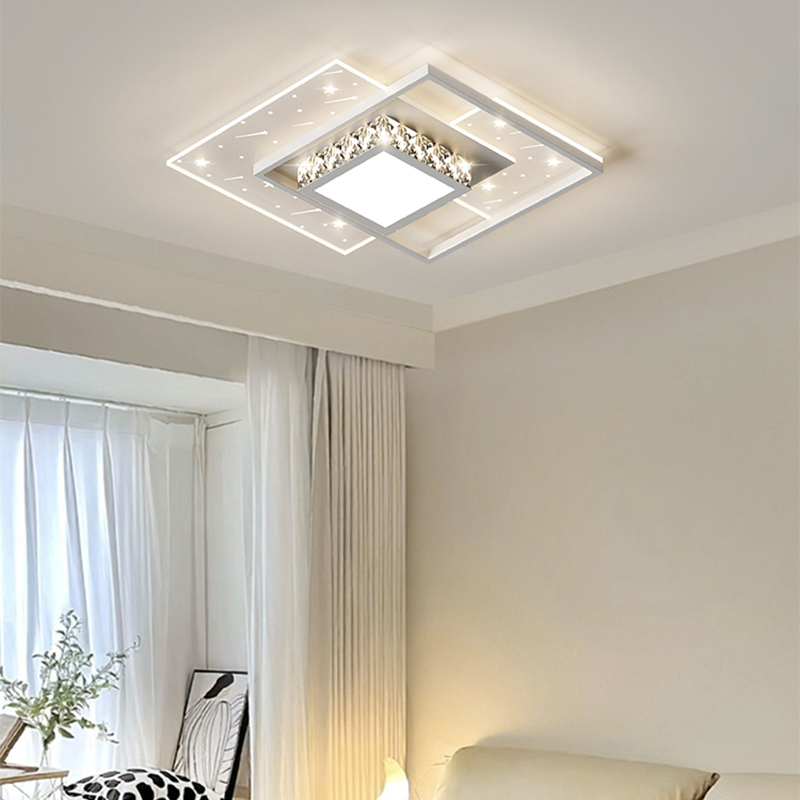 Interior Design High Ceiling - جديد الراقية أضواء السقف البريق غرفة