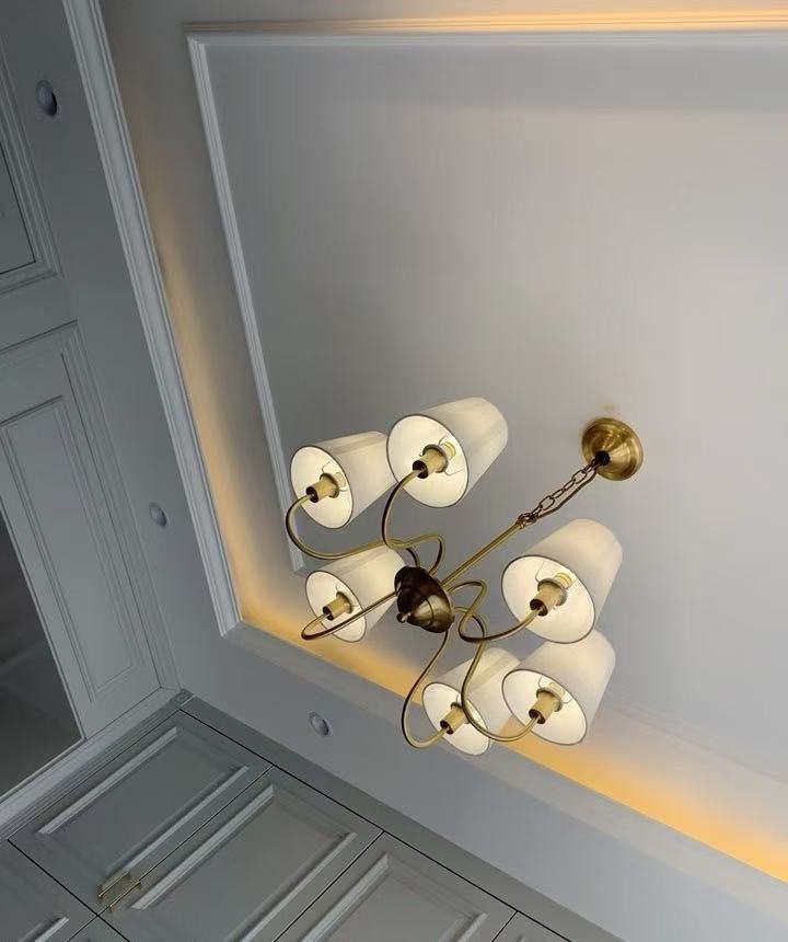 ثريا نحاسية لغرفة المعيشة وغرف - مراجعة Interior Design Of House وسعره