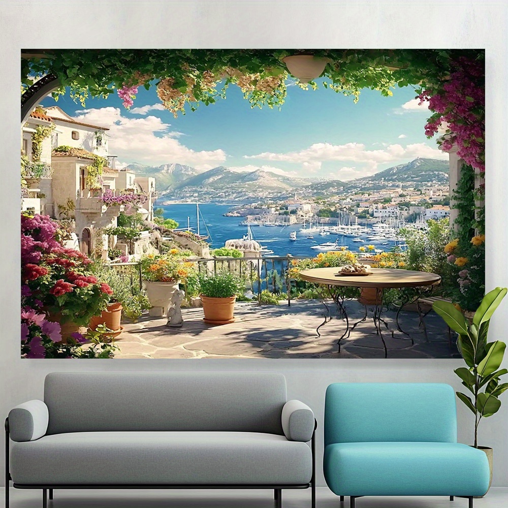 عمل ثنائي الأبعاد يصور حديقة خ - مراجعة Interior Design Years Of School وسعره